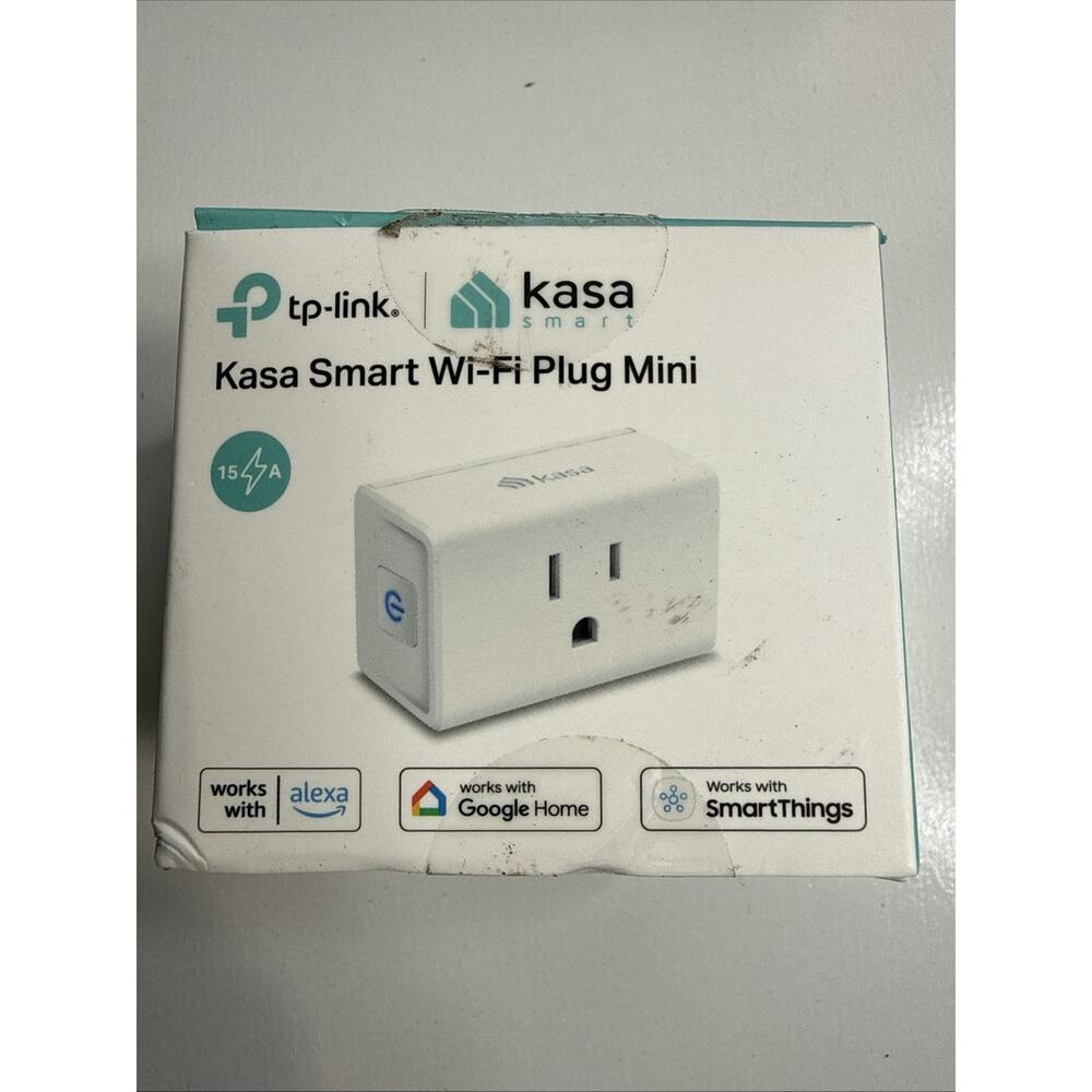 Kasa Smart Plug Ultra Mini 15A, Smart Home Wi-Fi Outlet Works with Alexa, Google